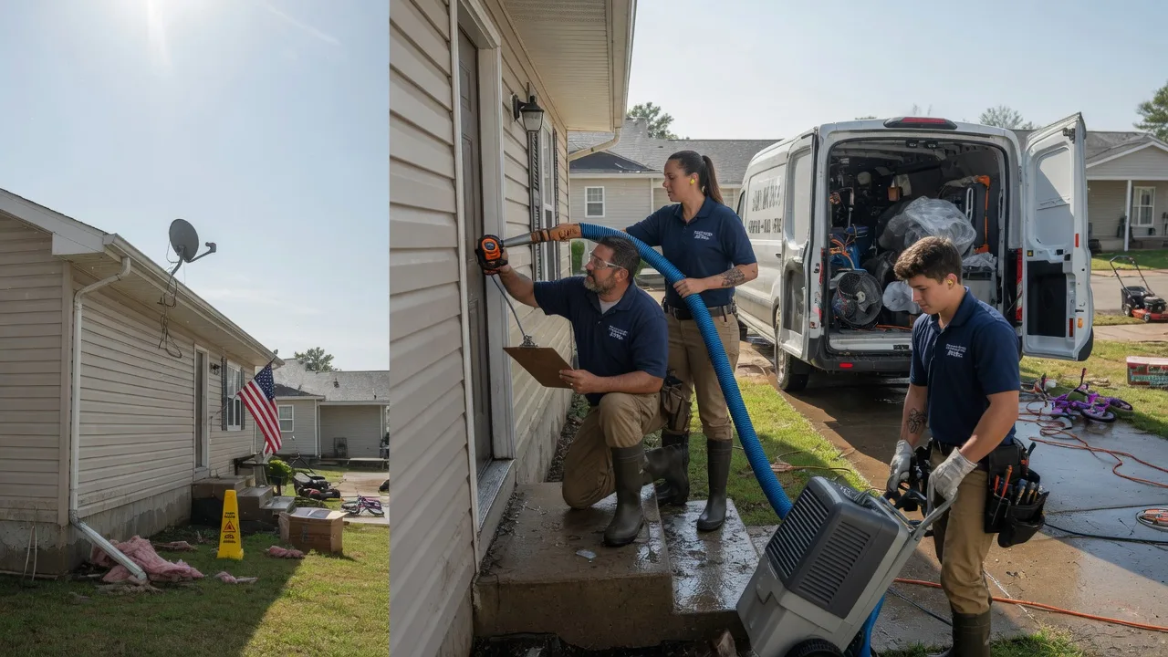 Ceiling Water Damage Restoration in Texline, TX near me